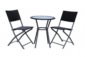 3pcs rattan bistro table