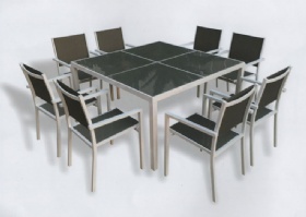 Aluminum KD outdoor furniture set