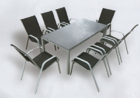 Aluminum KD outdoor furniture set