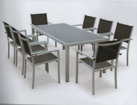 Aluminum KD outdoor furniture set